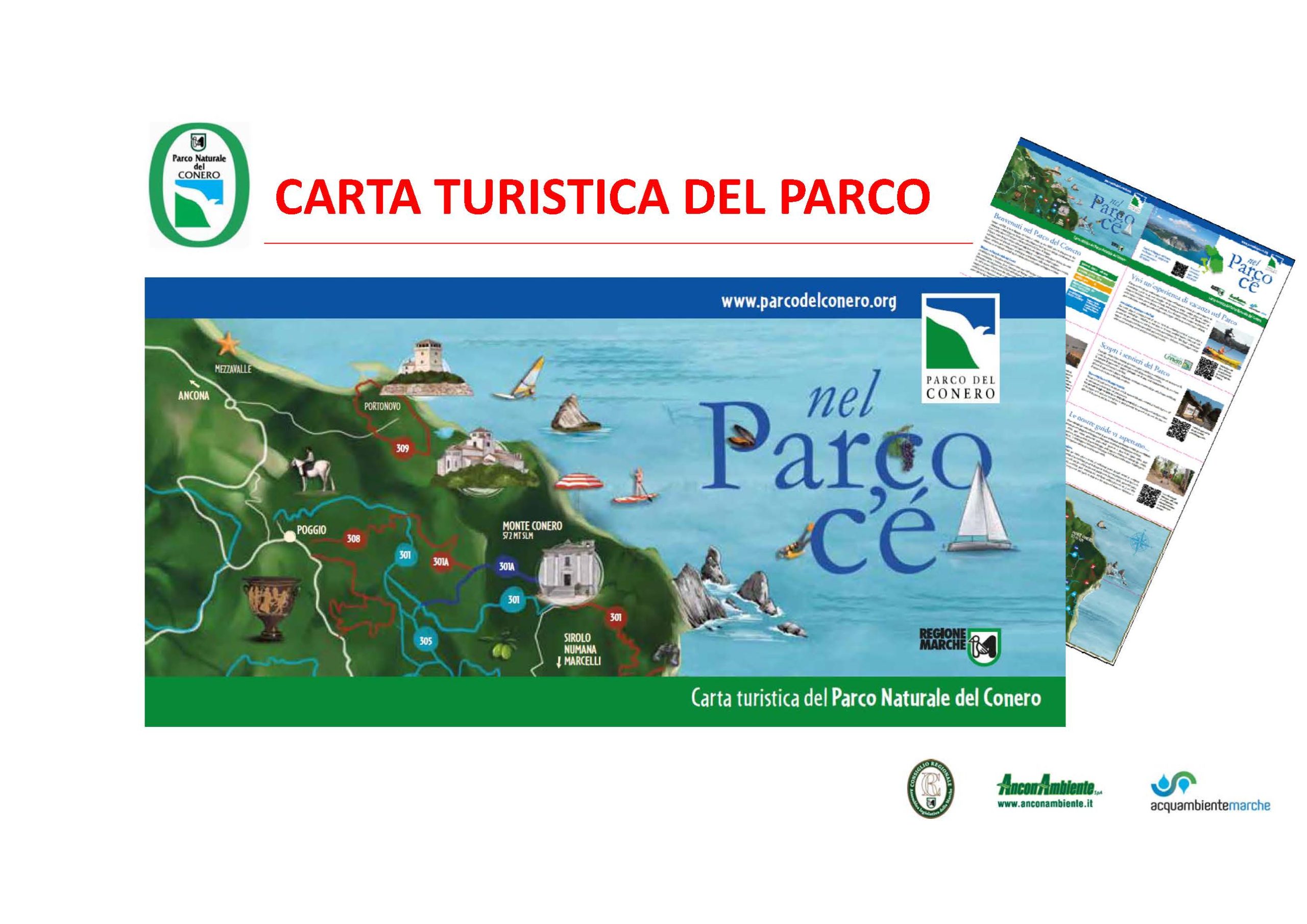 Presentata la carta turistica del Parco del Conero