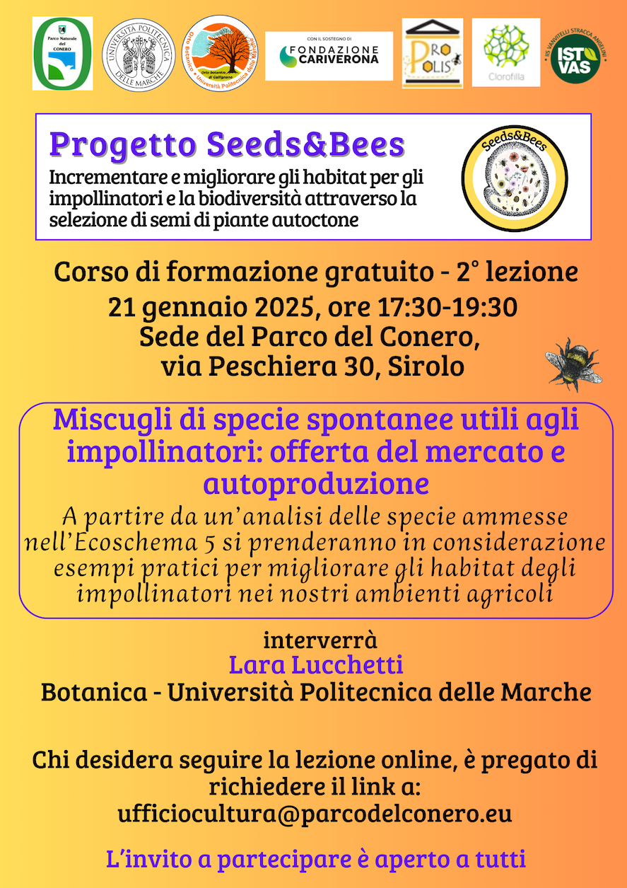 Miscugli di specie spontanee utili agli impollinatori