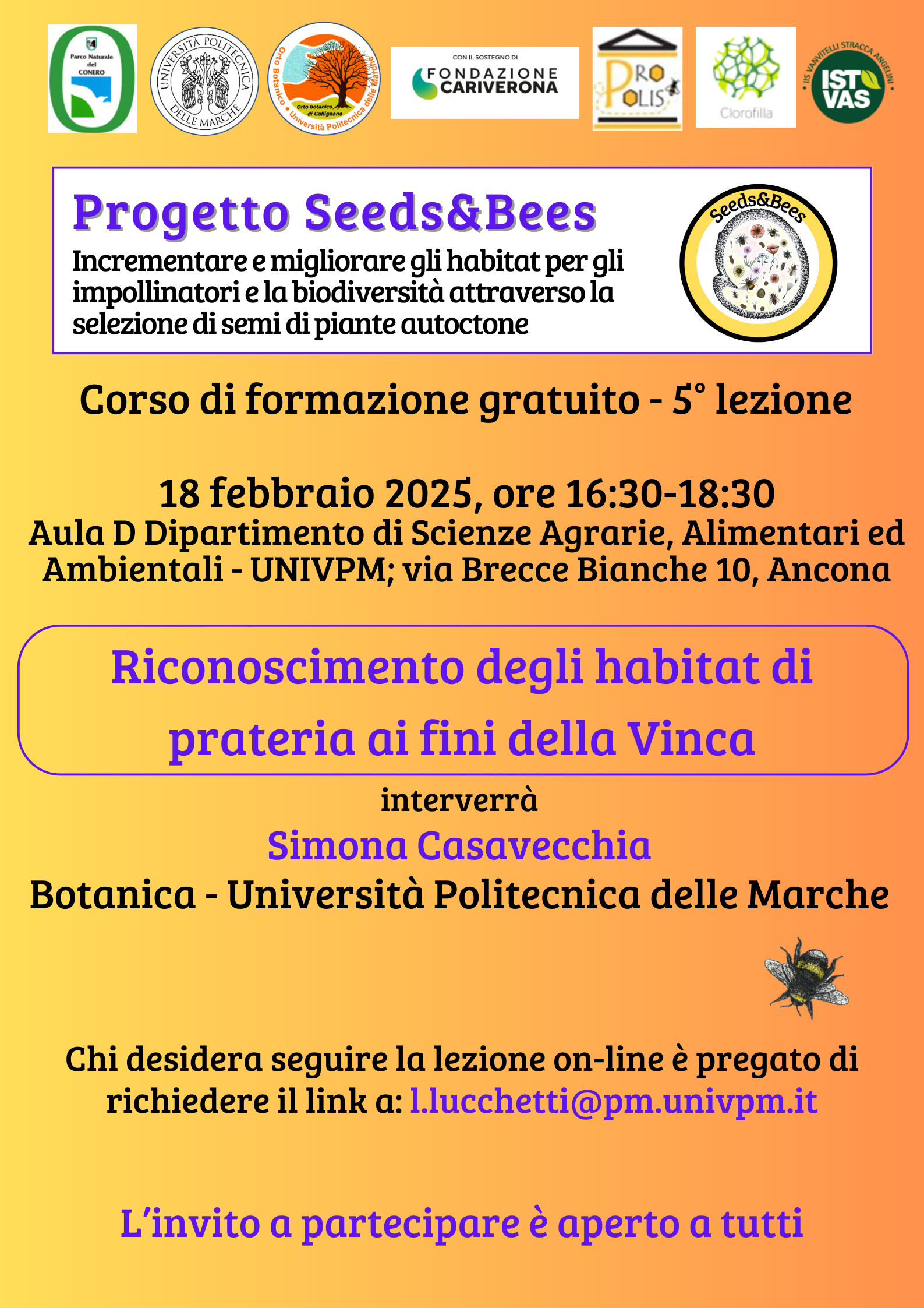 Riconoscimento degli habitat di prateria ai fini della Vinca, Valutazione di Incidenza