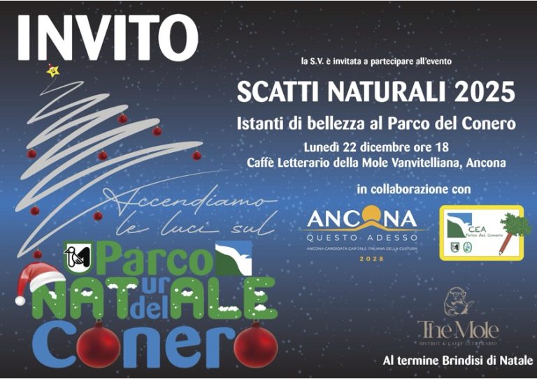 Alla Mole premiazione del concorso “Scatti Naturali – istanti di bellezza al Parco del Conero” per gli studenti del Savoia-Benincasa